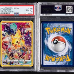 Pokemon TCG 2023 Crown Zenith Pikachu #160 PSA 10 