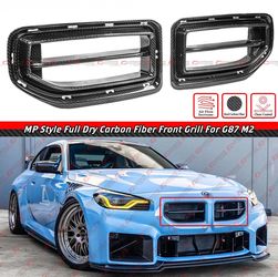 23-26 BMW G87 M2 MP STYLE DRY CARBON FIBER FRONT GRILL
