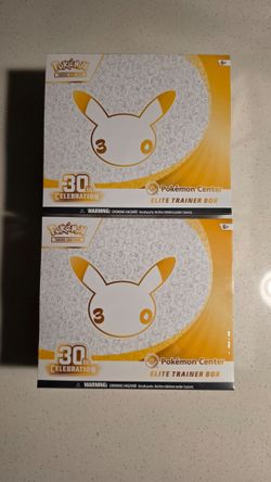 Pokemon 30th Anniversary PC Exclusive ETB x2