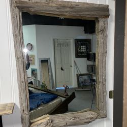 Lg Rustic Mirror 3’x4’
