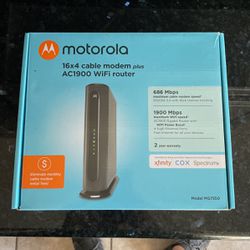 Motorola AC1900 Wifi Router Modem Combo