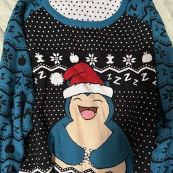 Snorlax Pokémon Xmas Sweater 4XL