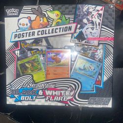 Pokemon Poster Collection Scarlet And Violet Black Bolt White Flare