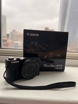 Canon PowerShot G7 X Mark III - Like New + Box, Charger & Case