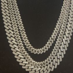 Moissanite New Style Cuban Link Chain