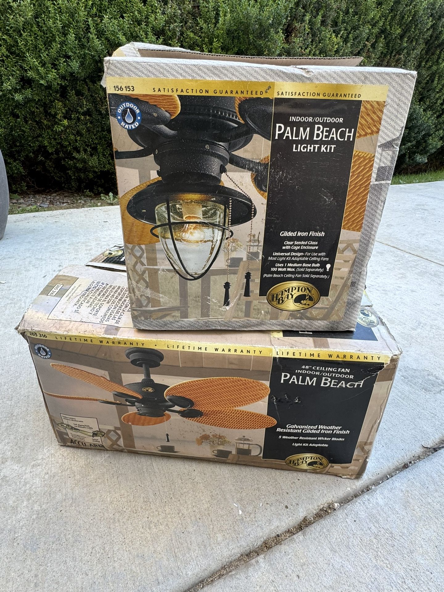 Ceiling Fan with Optional Light Attachment - NEW