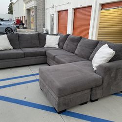 NEED SOLD ASAPP Three-Piece Grey Sectional Sofa Set