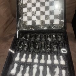 Large Heavy Marble Chess Board 