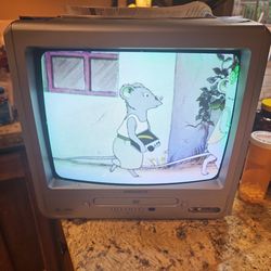 Magnavox TV with DVD player