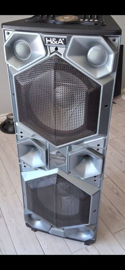 professional party speaker  bluetooth w/ remote control