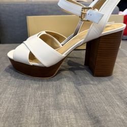 Michael Kors Divia Platform Leather Heels US Size 9