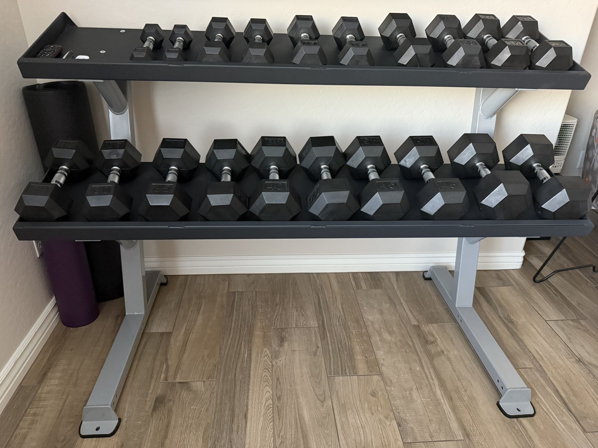 Weight Set And Rack