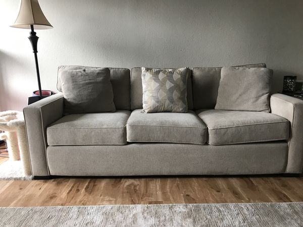 Beige sofa from Macy’s furniture store for Sale in Roseville, CA - OfferUp