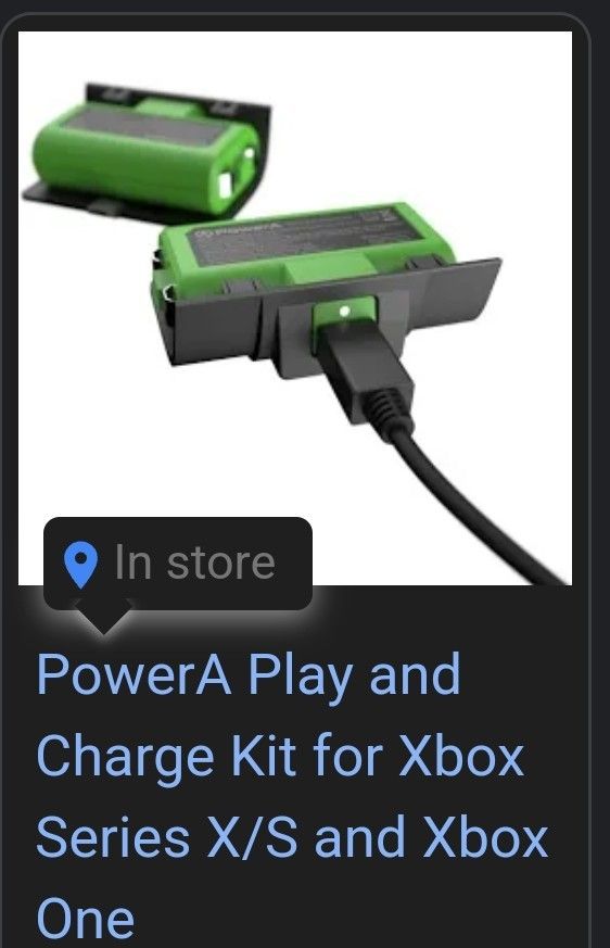 Rechargeable, Power A Play & Charge Batteries For XboX Controller 