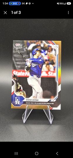 Shohei Ohtani 2026 Topps Now #212 Season-High 5 RBI Gold Foil 43/50