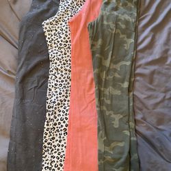 Girls Leggings Medium Size