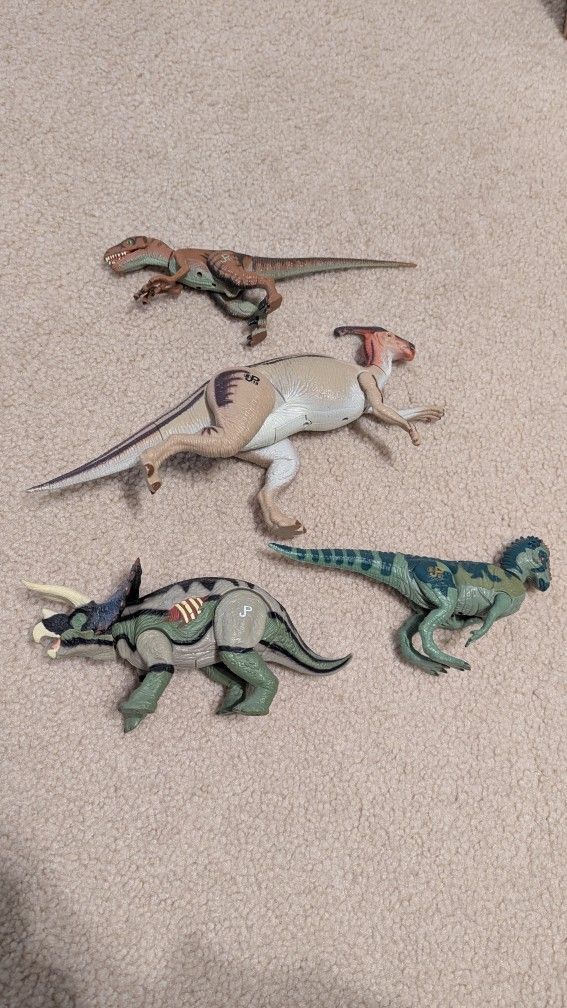Lot Of 4 Vintage Jurassic Park Toys