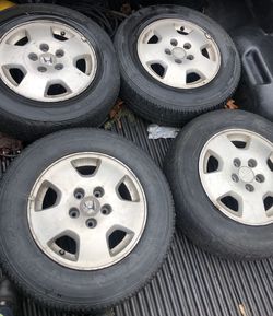 15 inch Honda rims and tires