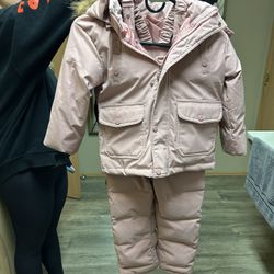 Pink Snow Suit Size 5