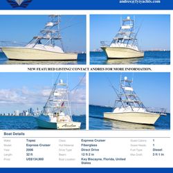 2006 32 Topaz Express