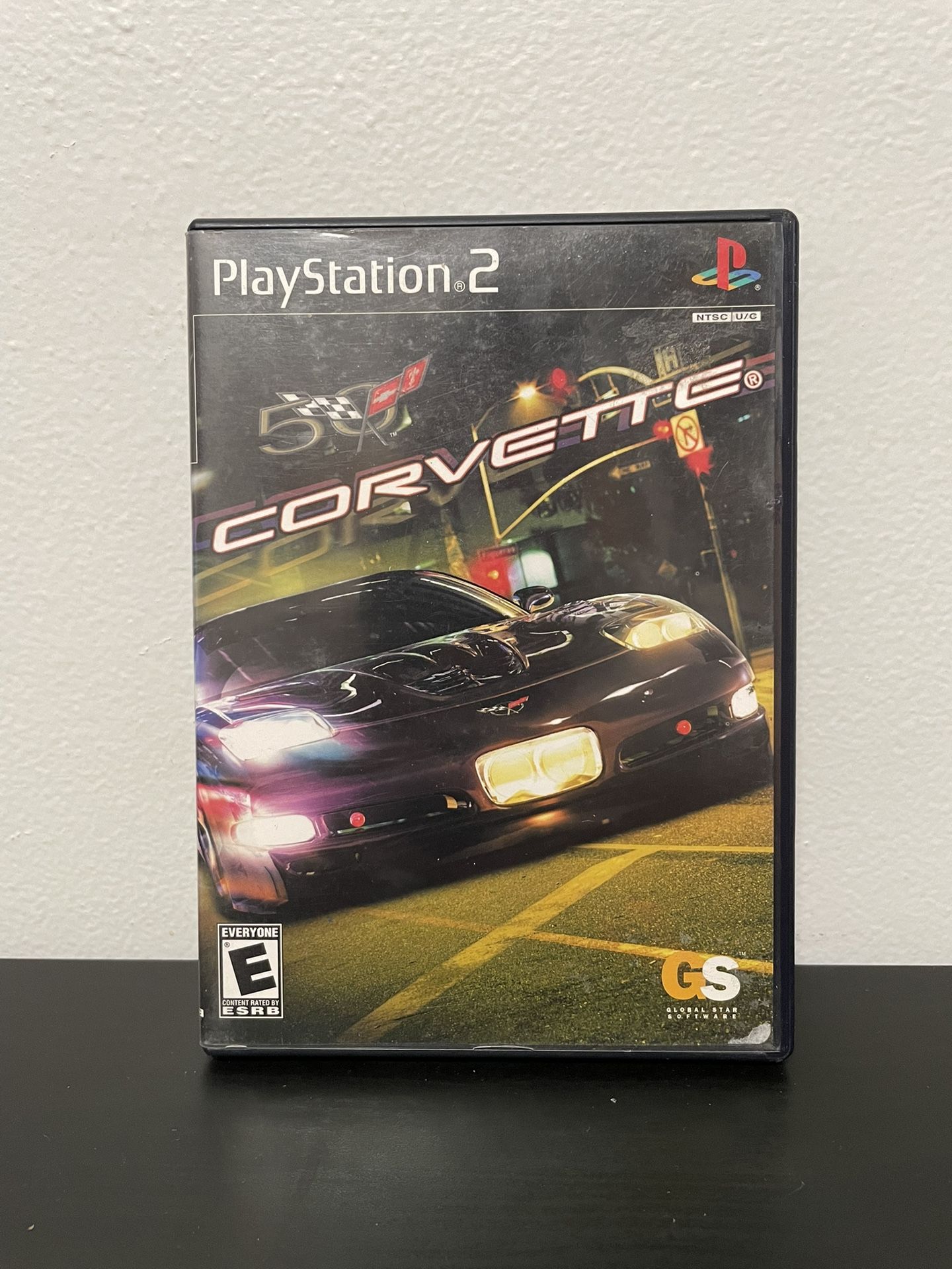 Corvette PS2 PlayStation 2 Video Game CIB w/ Manual Racing Y2K Sony Retro 2004