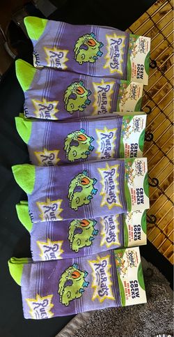 Rugrats Reptar Crew Socks