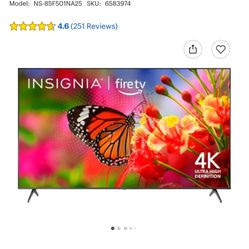 85” Insignia Fire 🔥 TV
