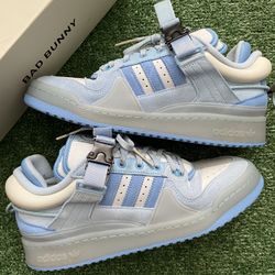 adidas gazelle silver green womens Bad Bunny's blue Adidas Forum Low  Newcop