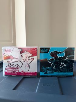 Pokémon Center White Flare and Black Bolt ETB