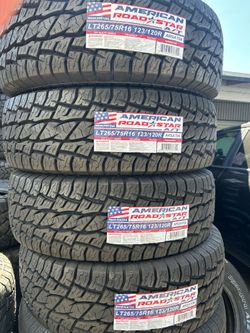 Lt265/75/16 American At New Tires Installed and balanced