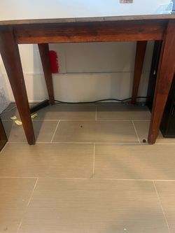 Wood table