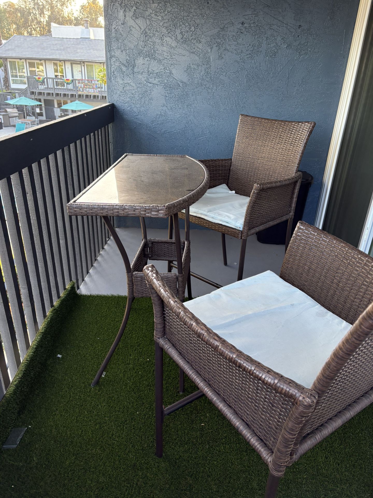 2 Chair Patio Set