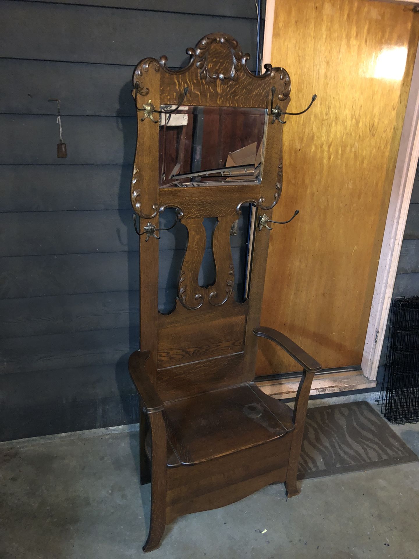 Antique Hall Tree for Sale in Seatac, WA OfferUp