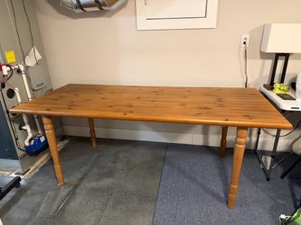 Wood table