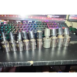 Matco Tools 10pc 1/2 Drive Swivel Socket Set Metric 10-19 1 Snap On Socket Set