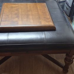 Beautiful Oak/Leather, Coffee Table