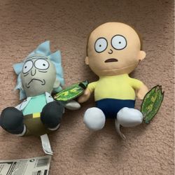 Rick and Morty Plush Set New 