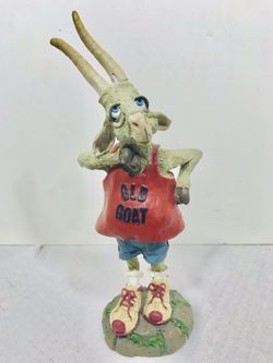 Geezer Animals Bobble Bods by Doug Harris for Russ Berrie “The Old Goat" bobblehead