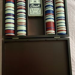 Game Poker Set with Cards