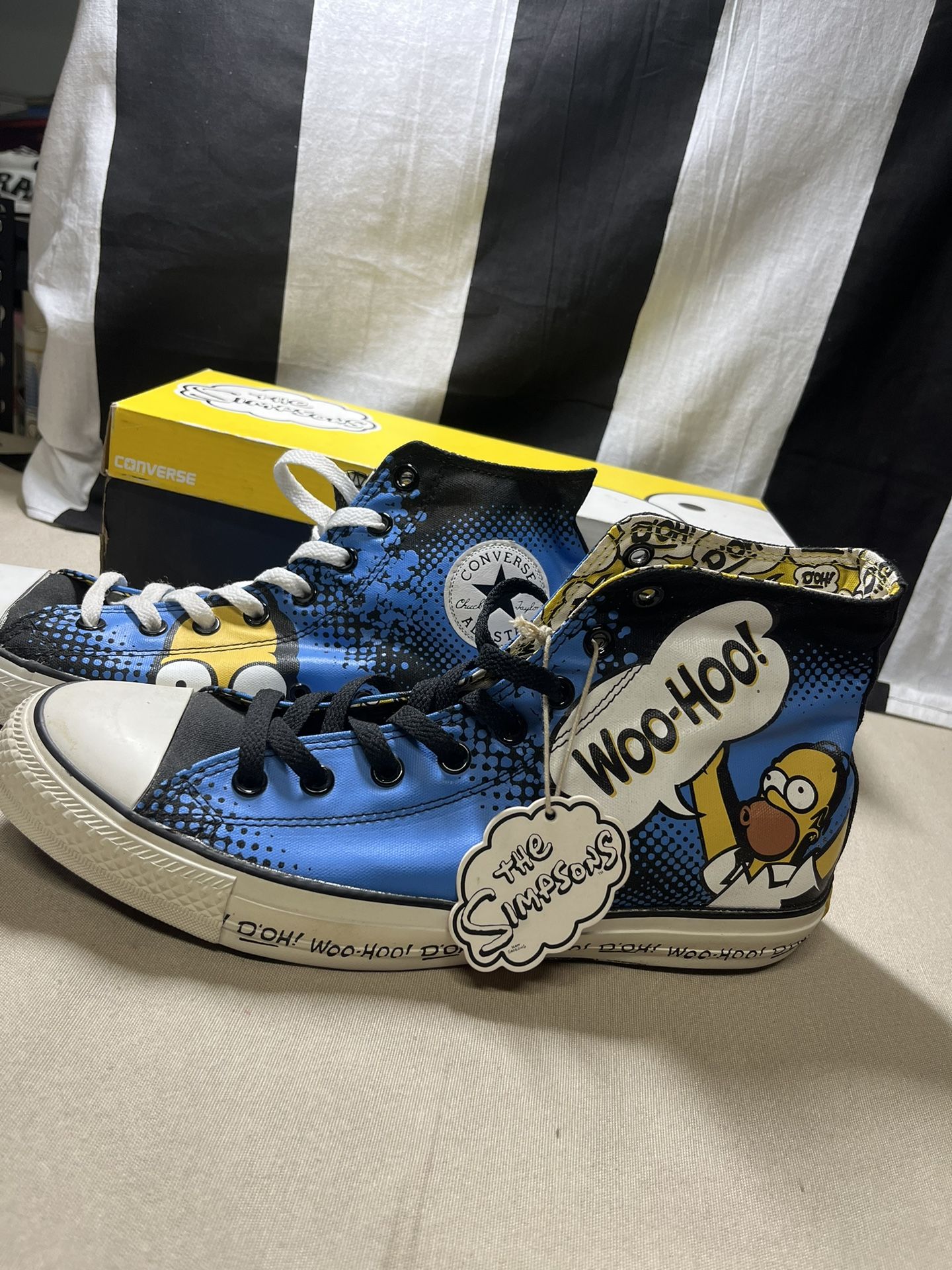 The Simpsons Homer Converse All Star Chuck Taylors