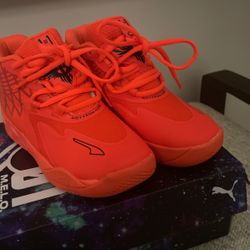 Red LaMelo Ball(Not From Here) Size 2 