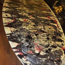 Unique Conference/ Kitchen Table With 6 Chairs