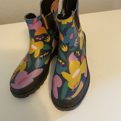 New GOGO short rubber rain boots for women