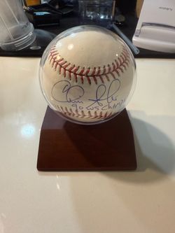 Chris Sabo Signed Baseball