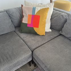 West Elm sectional Couch 