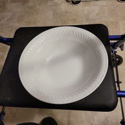 Gibson Large White Bowl , Dishwasher Microwave Safe , China