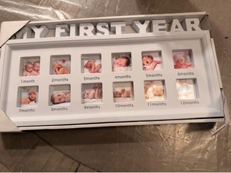 My First Year photo frame
