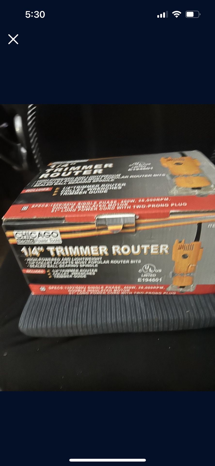 1/4 Inch Trimmer Router New In Box Never Used 15