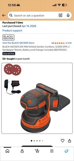 Black & Decker orbital sander