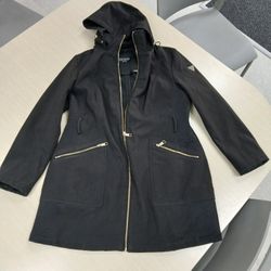 Guess belted raincoat- No Belt!